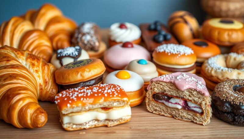 different types of pastries